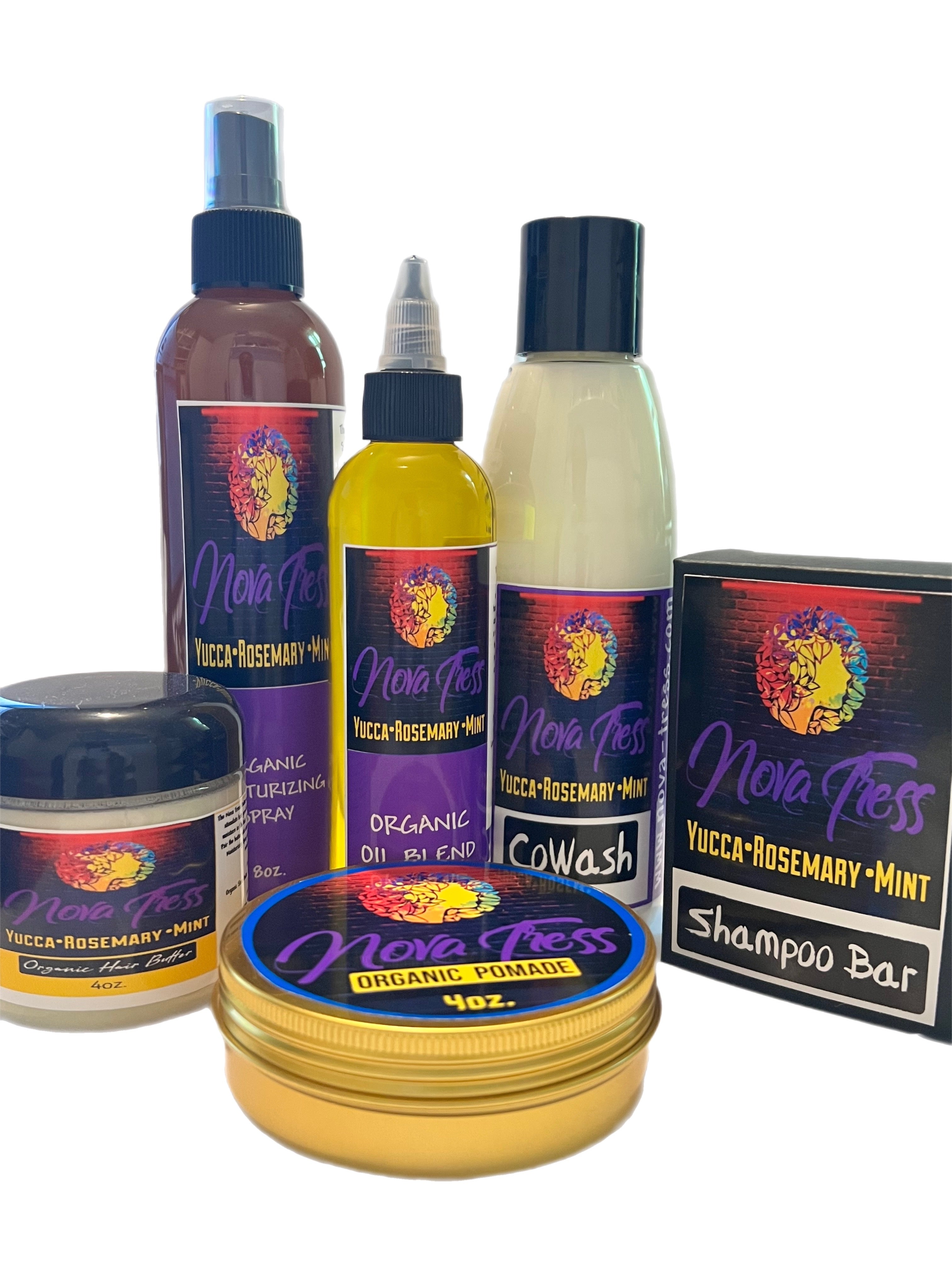 Hair Growth, Hair Care, 6 Piece Set, Organic, All Hair Types